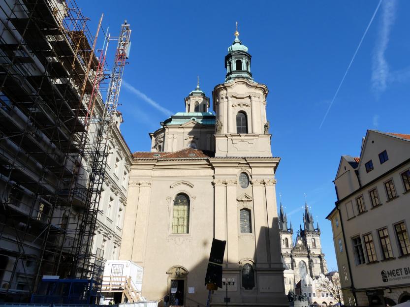 Kilian Ignaz Dientzenhofer (1718–1752), Neubau der Kirche St. Nikolaus in der Prager Altstadt, Prag-Altstadt, Kirche St. Nikolaus, 1732–1735, Bild 11/11