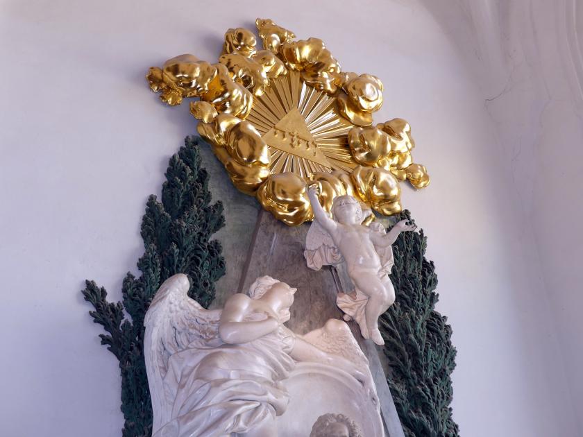 Ferdinand Maximilian Brokoff (1707–1731), Grabmal des Johann Georg von Wolff (gemeinsam mit Johann Adam Karinger, Entwurf von Johann Bernhard Fischer von Erlach), Breslau, Kirche St. Elisabeth, 1721–1723, Bild 6/12