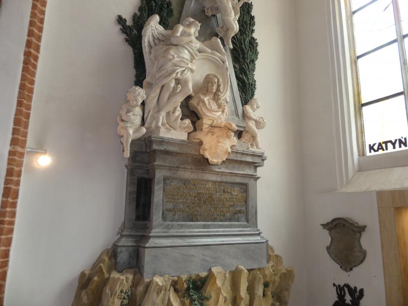 Ferdinand Maximilian Brokoff (1707–1731), Grabmal des Johann Georg von Wolff (gemeinsam mit Johann Adam Karinger, Entwurf von Johann Bernhard Fischer von Erlach), Breslau, Kirche St. Elisabeth, 1721–1723, Bild 10/12