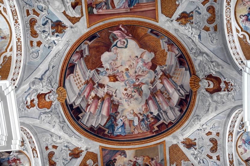 Christoph Thomas Scheffler (1719–1755), Freskenzyklus, Ellwangen, ehem. Jesuitenkirche, heute evangelische Stadtkirche, 1726–1727, Bild 2/15
