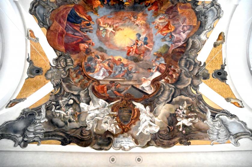 Christoph Thomas Scheffler (1719–1755), Freskenzyklus der Grabeskirche St. Cäcilia in Heusenstamm, Heusenstamm, Grabeskirche St. Cäcilia, 1741, Bild 6/6