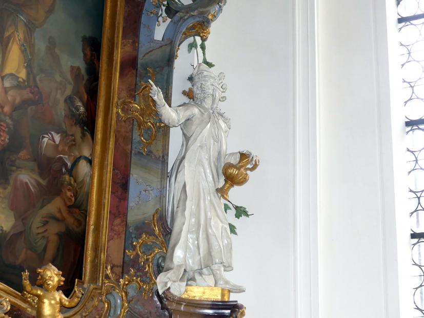 Johann Joseph Christian (1727–1777), Stuckfiguren, Zwiefalten, ehemalige Benediktiner-Abteikirche, heute Pfarr- und Wallfahrtskirche Unserer Lieben Frau, 1744–1755, Bild 4/109