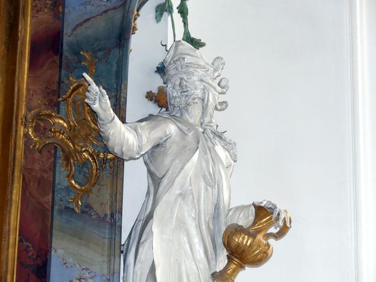 Johann Joseph Christian (1727–1777), Stuckfiguren, Zwiefalten, ehemalige Benediktiner-Abteikirche, heute Pfarr- und Wallfahrtskirche Unserer Lieben Frau, 1744–1755, Bild 5/109