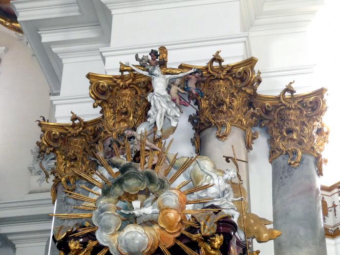 Johann Joseph Christian (1727–1777), Stuckfiguren, Zwiefalten, ehemalige Benediktiner-Abteikirche, heute Pfarr- und Wallfahrtskirche Unserer Lieben Frau, 1744–1755, Bild 25/109