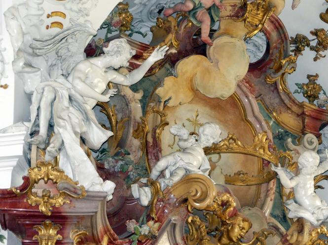 Johann Joseph Christian (1727–1777), Stuckfiguren, Zwiefalten, ehemalige Benediktiner-Abteikirche, heute Pfarr- und Wallfahrtskirche Unserer Lieben Frau, 1744–1755, Bild 32/109