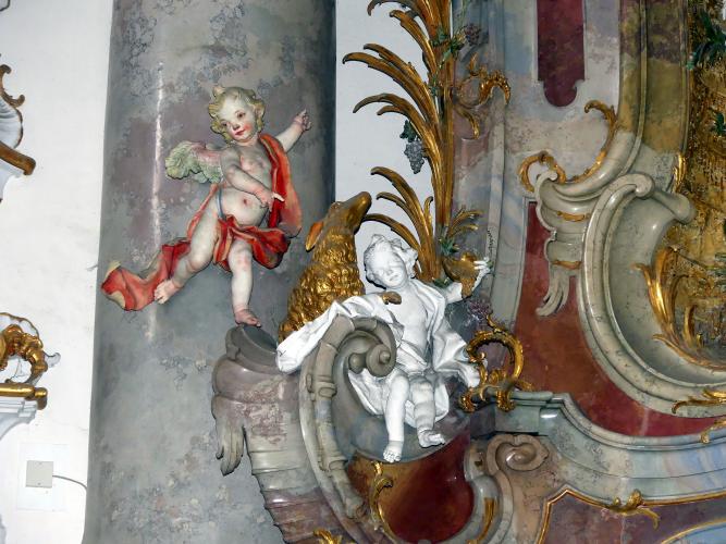 Johann Joseph Christian (1727–1777), Stuckfiguren, Zwiefalten, ehemalige Benediktiner-Abteikirche, heute Pfarr- und Wallfahrtskirche Unserer Lieben Frau, 1744–1755, Bild 58/109