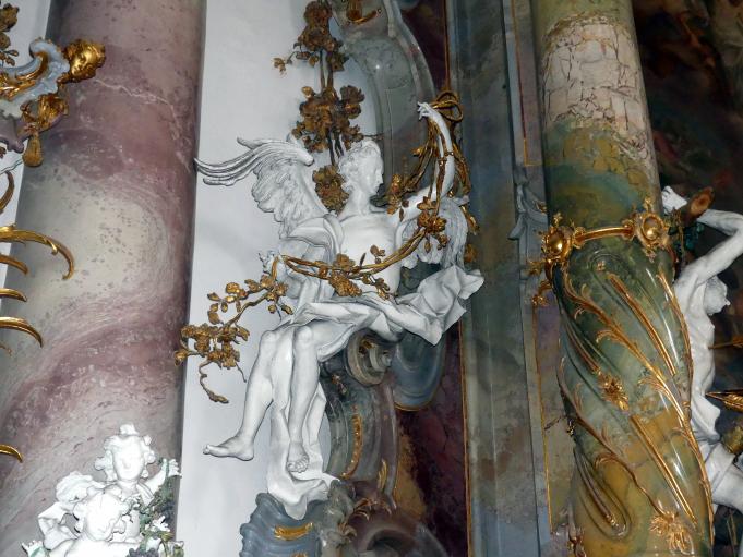 Johann Joseph Christian (1727–1777), Stuckfiguren, Zwiefalten, ehemalige Benediktiner-Abteikirche, heute Pfarr- und Wallfahrtskirche Unserer Lieben Frau, 1744–1755, Bild 77/109