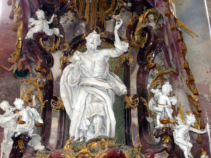 Johann Joseph Christian (1727–1777), Stuckfiguren, Zwiefalten, ehemalige Benediktiner-Abteikirche, heute Pfarr- und Wallfahrtskirche Unserer Lieben Frau, 1744–1755, Bild 85/109