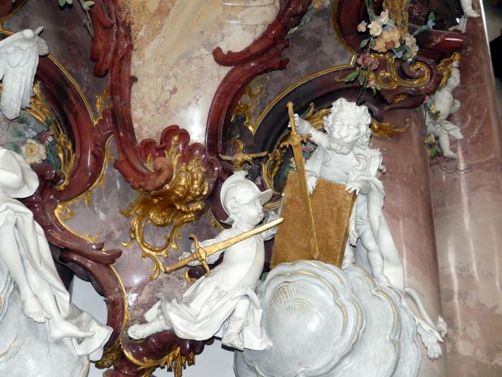 Johann Joseph Christian (1727–1777), Stuckfiguren, Zwiefalten, ehemalige Benediktiner-Abteikirche, heute Pfarr- und Wallfahrtskirche Unserer Lieben Frau, 1744–1755, Bild 89/109