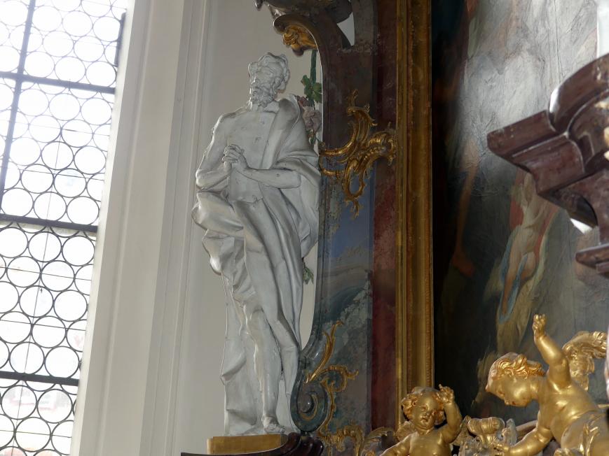 Johann Joseph Christian (1727–1777), Stuckfiguren, Zwiefalten, ehemalige Benediktiner-Abteikirche, heute Pfarr- und Wallfahrtskirche Unserer Lieben Frau, 1744–1755, Bild 103/109