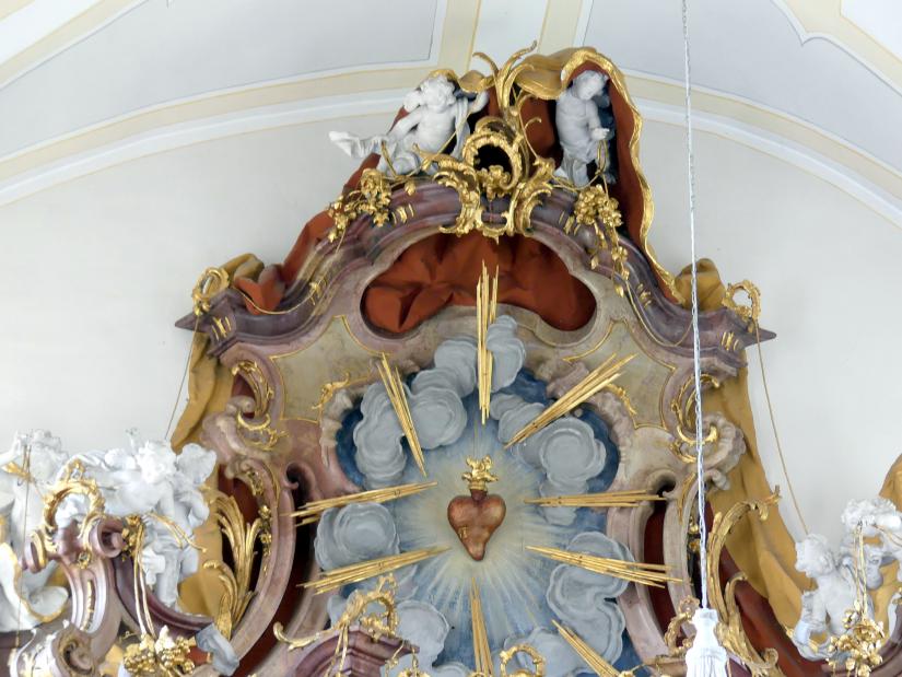 Franz Joseph Friedrich Christian (1772–1792), Hochaltar, Mitarbeit beim Vater, Unlingen, Pfarrkirche Maria Immaculata, 1772–1773, Bild 6/18