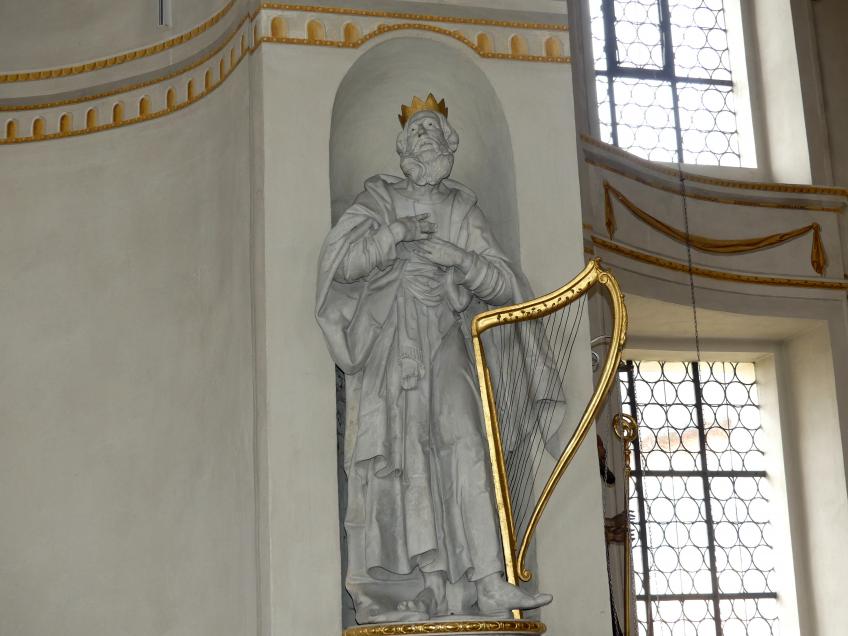 Franz Joseph Friedrich Christian (1772–1792), König David und Prophet, Zell (Riedlingen), Pfarrkirche St. Gallus, 1780, Bild 6/9