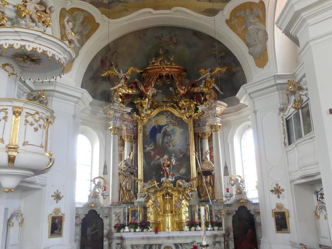 Christian Jorhan der Ältere (1750–1802), Hochaltar, Buchbach (Oberbayern), Pfarrkirche Sankt Jakobus der Ältere, Undatiert, Bild 1/4