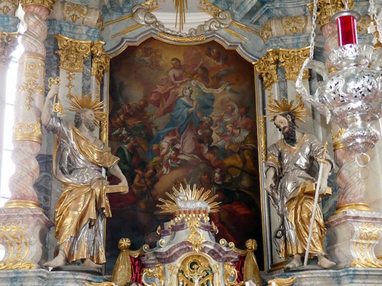 Simon Sorg (1740–1792), Hochaltar, Pettenreuth, Pfarrkirche Mariä Himmelfahrt, 1740–1742, Bild 8/10