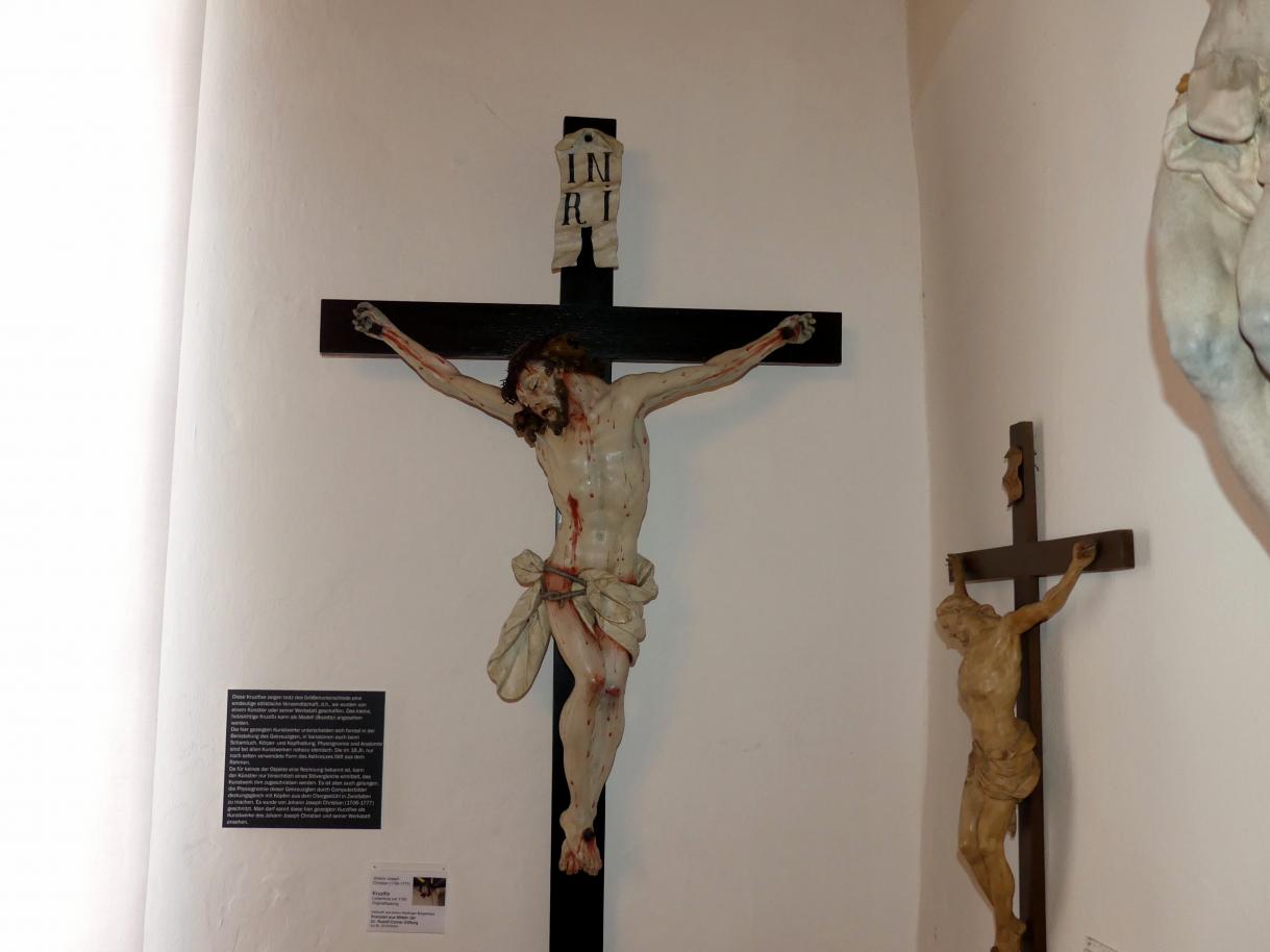 Johann Joseph Christian (1727–1777), Kruzifix aus einem Riedlinger Bürgerhaus, Riedlingen, ehem. Heilig-Geist-Spital, heute Museum Städtische Galerie, 1750, Bild 1/2