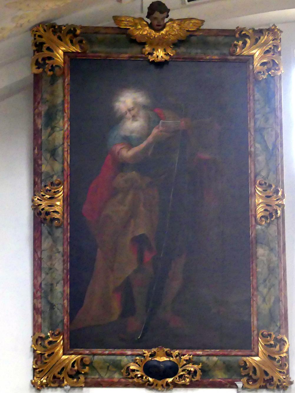 Johann Gebhard (1704–1751), Gemälde im Langhaus "Die Zwölf Apostel", Pielenhofen, ehem. Zisterzienserinnenkloster, ehem. Klosterkirche, heute Pfarrkirche Mariä Himmelfahrt, 1710, Bild 4/12