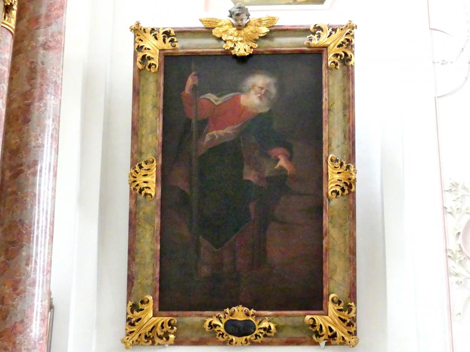 Johann Gebhard (1704–1751), Gemälde im Langhaus "Die Zwölf Apostel", Pielenhofen, ehem. Zisterzienserinnenkloster, ehem. Klosterkirche, heute Pfarrkirche Mariä Himmelfahrt, 1710, Bild 6/12