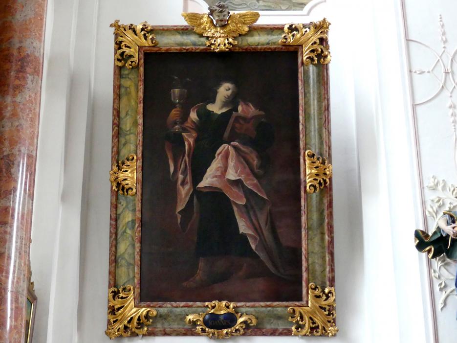 Johann Gebhard (1704–1751), Gemälde im Langhaus "Die Zwölf Apostel", Pielenhofen, ehem. Zisterzienserinnenkloster, ehem. Klosterkirche, heute Pfarrkirche Mariä Himmelfahrt, 1710, Bild 11/12