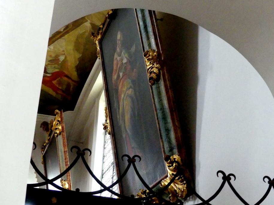 Johann Gebhard (1704–1751), Gemälde im Langhaus "Die Zwölf Apostel", Pielenhofen, ehem. Zisterzienserinnenkloster, ehem. Klosterkirche, heute Pfarrkirche Mariä Himmelfahrt, 1710, Bild 12/12