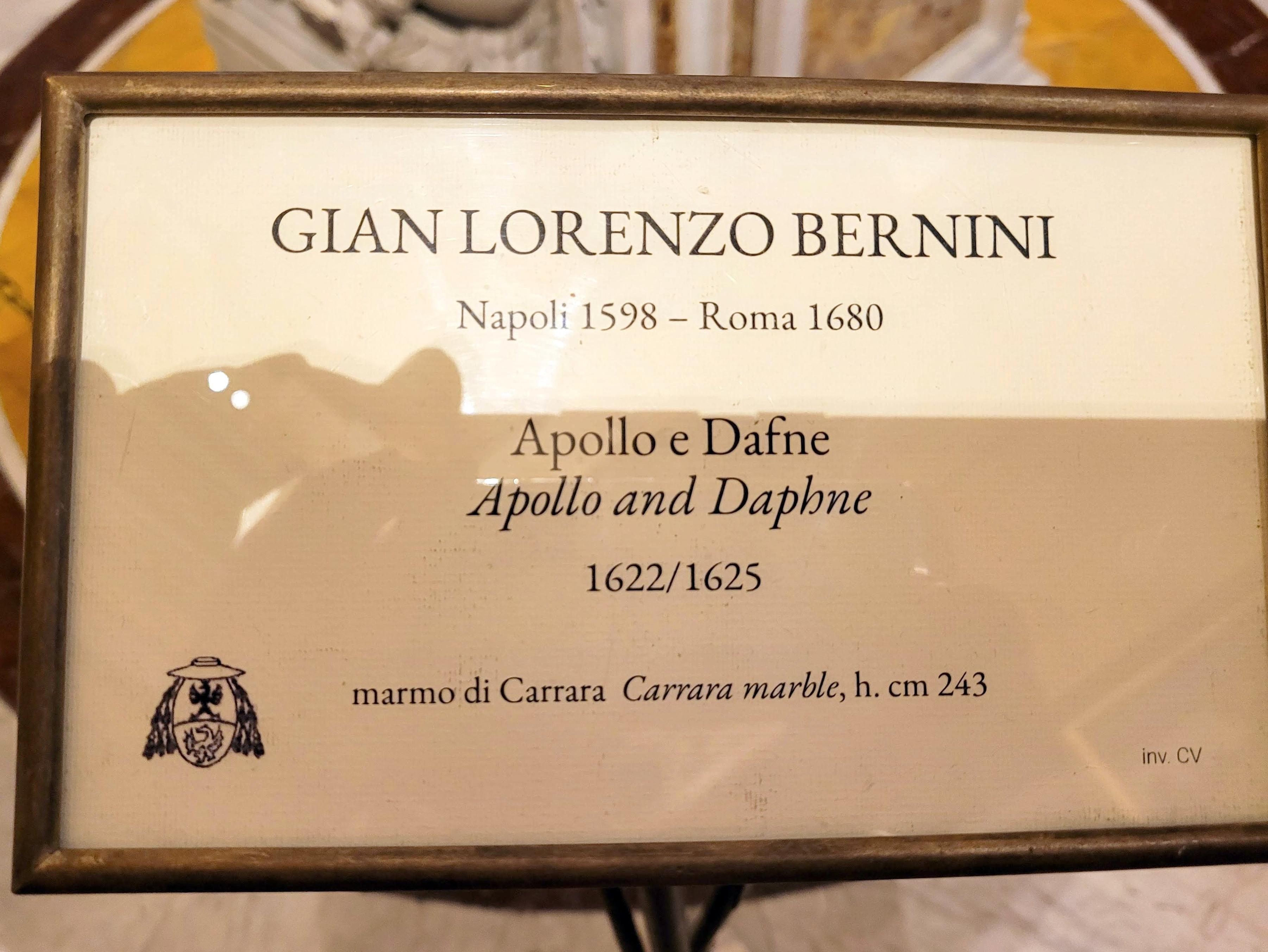Gian Lorenzo Bernini (1614–1679), Apoll- und Daphne-Gruppe, Rom, Villa Borghese, jetzt Rom, Villa Borghese, Galleria Borghese, 1622–1625, Bild 3/3