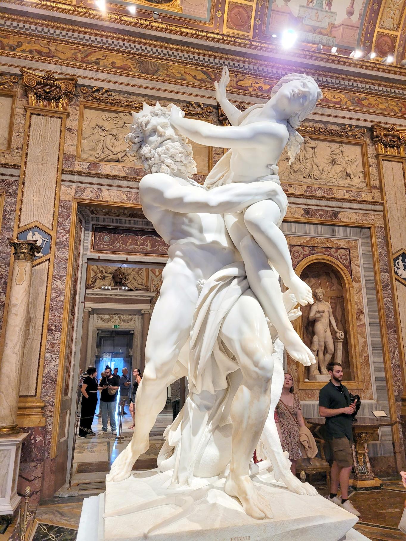 Gian Lorenzo Bernini (1614–1679), Raub der Proserpina, Rom, Villa Borghese, jetzt Rom, Villa Borghese, Galleria Borghese, 1621–1622, Bild 1/3