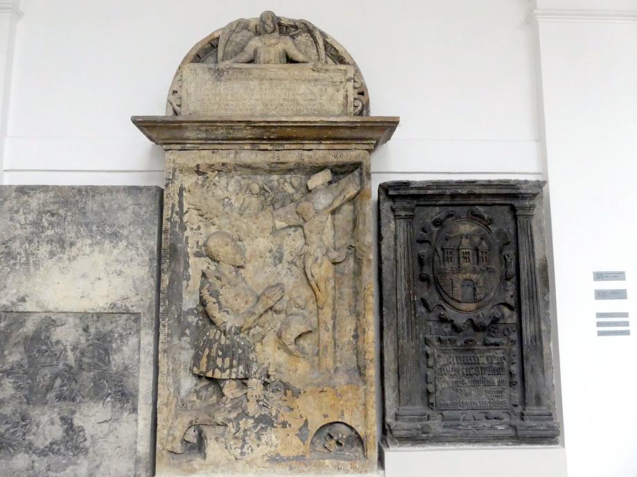 Grabstein von Georg von Spauer (gestorben 13.11.1542), Prag-Hradschin, Prager Burg, Veitsdom, jetzt Prag-Holešovice, Lapidarium, Saal 3, 1542