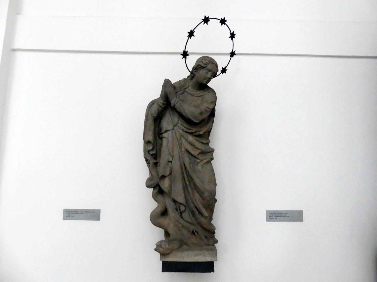 Maria Immaculata, Prag-Altstadt, Altstädter Ring, jetzt Prag-Holešovice, Lapidarium, Saal 5, 19. Jhd., Bild 1/2