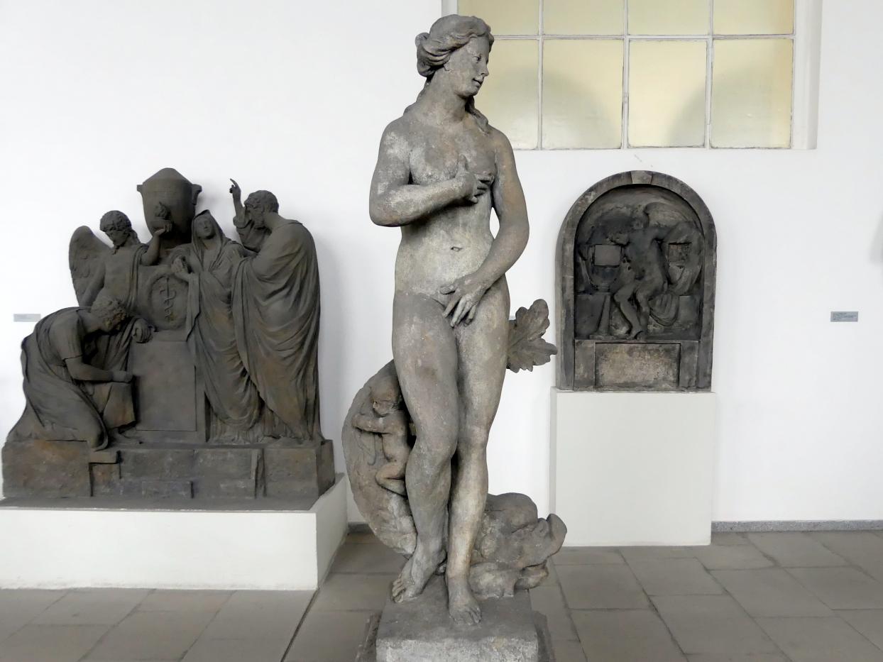 Venus, Prag-Neustadt, Villa Amerika Nr. 462, heute Antonín-Dvořák-Museum, jetzt Prag-Holešovice, Lapidarium, Saal 7, 2. Hälfte 18. Jhd., Bild 1/3