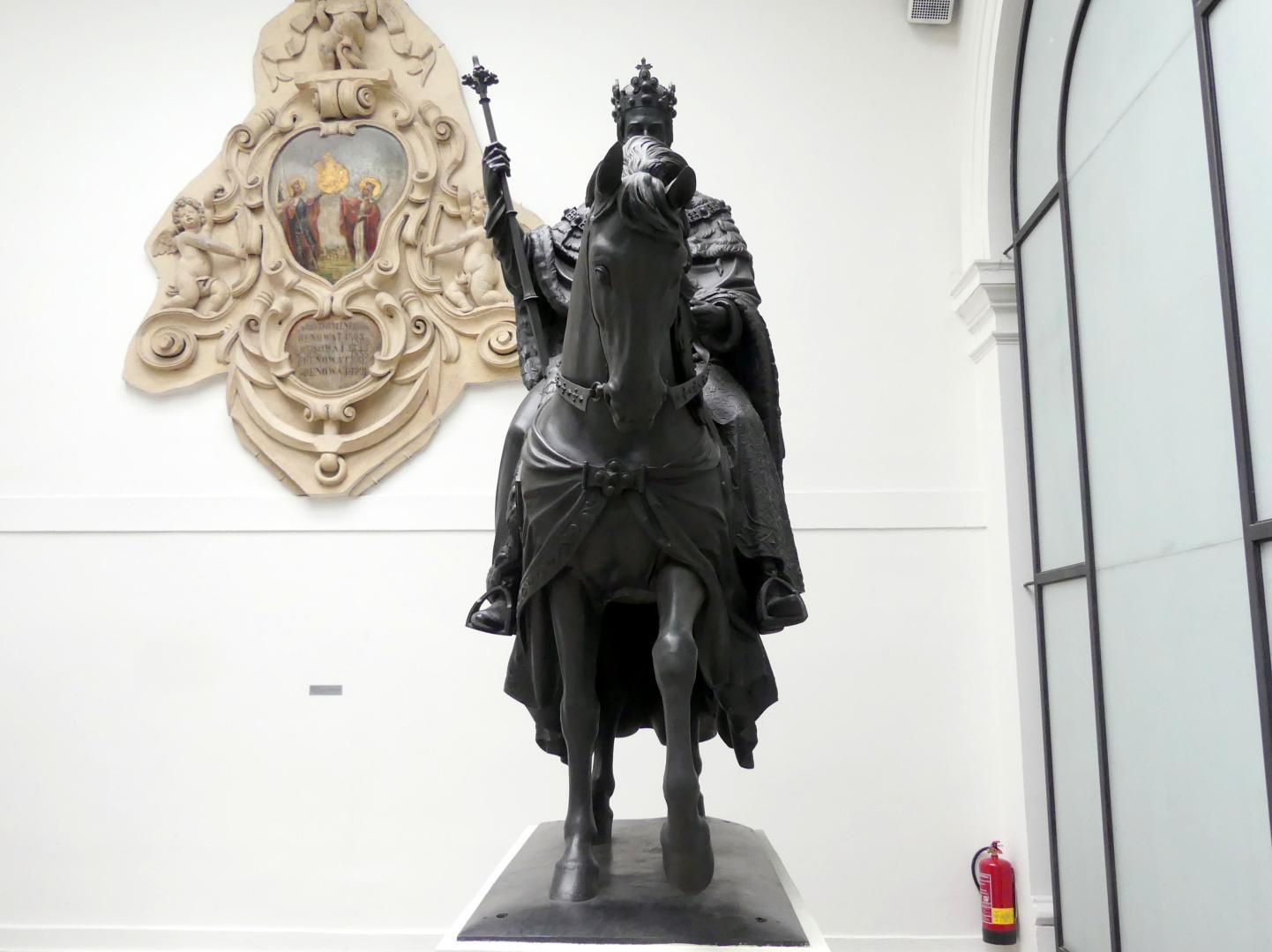 Joseph Calanza Max (1840–1858), Kaiser von Österreich Franz I., Prag-Altstadt, Franz I. Denkmal (Kranner Brunnen), jetzt Prag-Holešovice, Lapidarium, Saal 8, 1845–1850, Bild 2/4