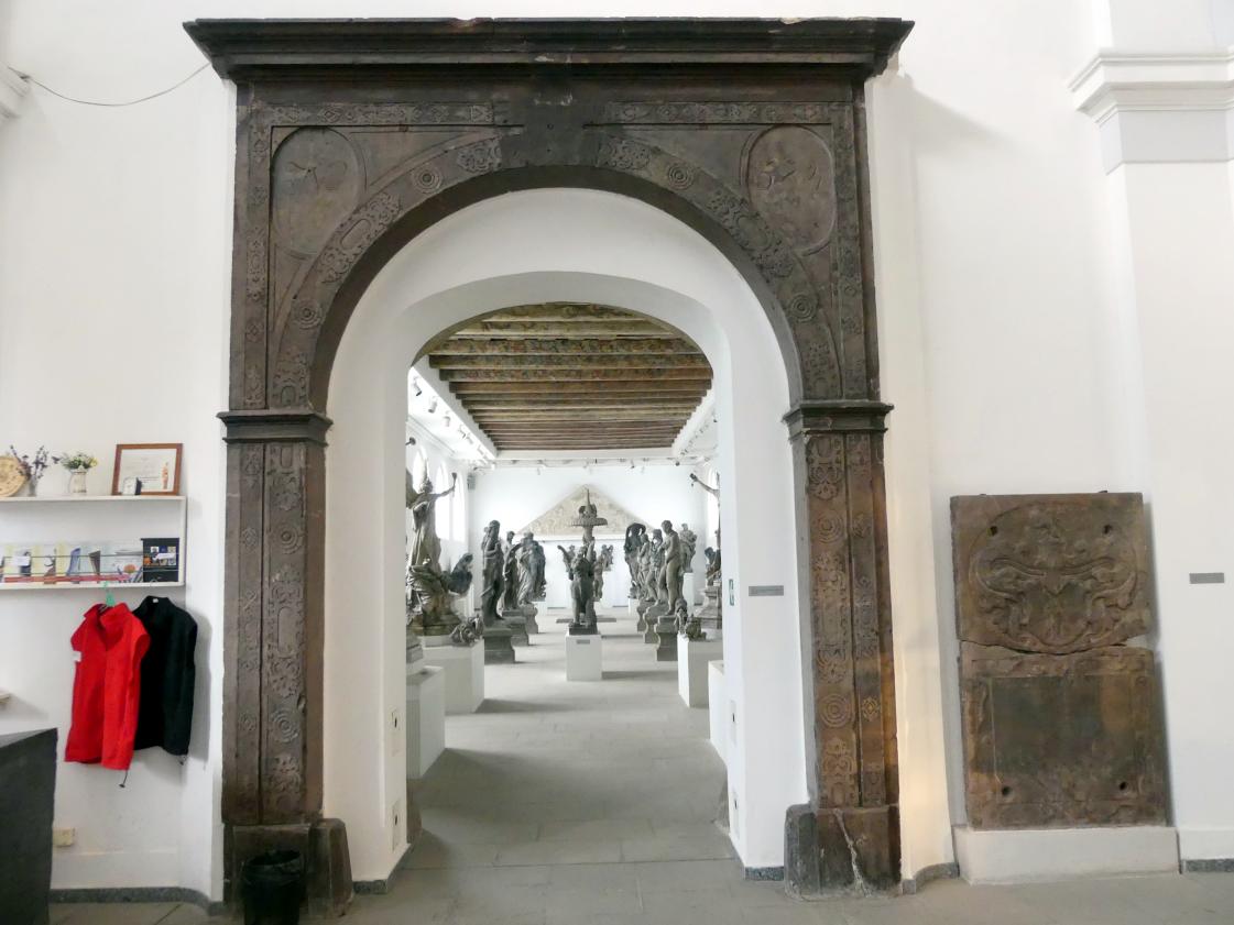 Portal, Prag-Altstadt, ehem. Haus "Dubsky" (abgerissen 1926), Na příkopě 584, jetzt Prag-Holešovice, Lapidarium, Vestibül, um 1600