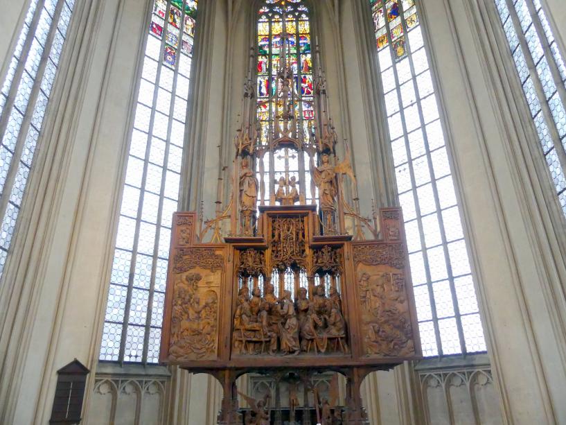 Tilman Riemenschneider (1487–1523), Heiligblutaltar, Rothenburg ob der Tauber, ev. Stadtpfarrkirche St. Jakob, 1501–1504