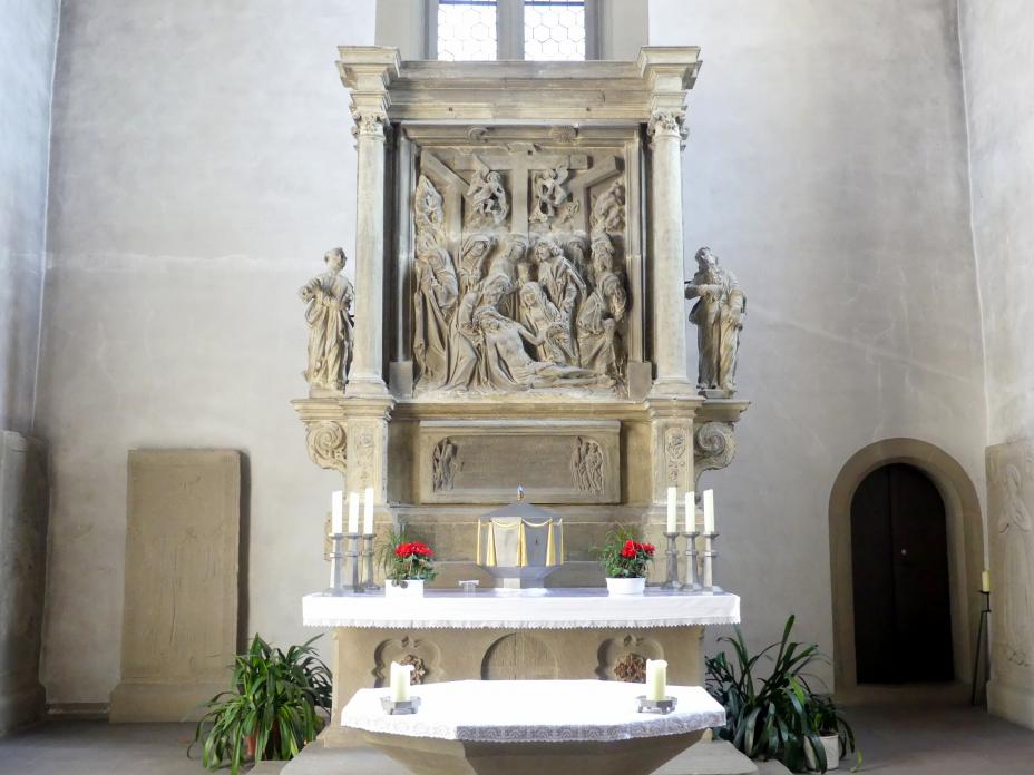 Tilman Riemenschneider (1487–1523), Altar "Beweinung Christi", Maidbronn, ehem. Zisterzienserinnenkloster, um 1522–1525