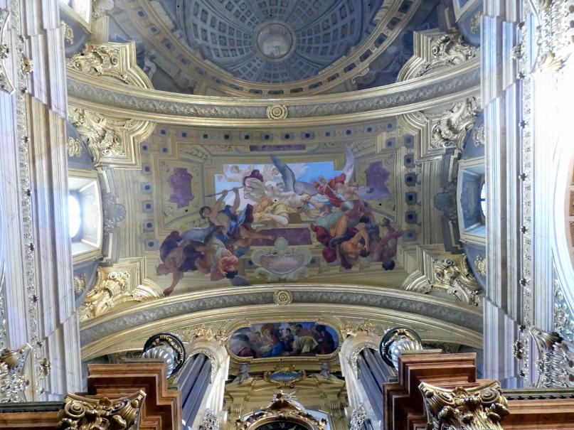 Andrea Pozzo (1671–1709), Freskierung, Wien, Jesuitenkirche Mariä Himmelfahrt, St. Ignatius und St. Franz Xaver (Universitätskirche ), 1703–1709