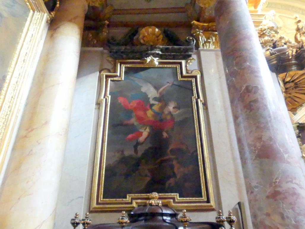 Andrea Pozzo (1671–1709), Je ein Altarbild und zwei Seitenbilder in den acht Seitenkapellen, Wien, Jesuitenkirche Mariä Himmelfahrt, St. Ignatius und St. Franz Xaver (Universitätskirche ), 1703–1709, Bild 14/24