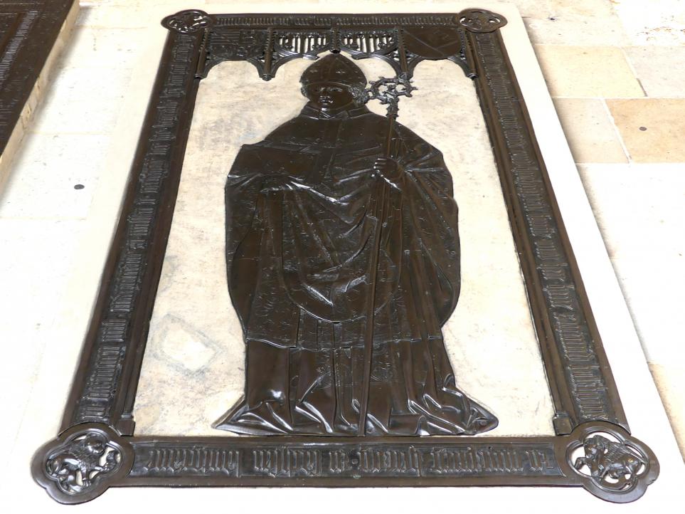 Hermann Vischer der Ältere (1457–1486), Grabmal des Würzburger Bischofs Sigismund von Sachsen (1416-1471), Meißen, Meißner Dom St. Johannis und St. Donatus, nach 1471