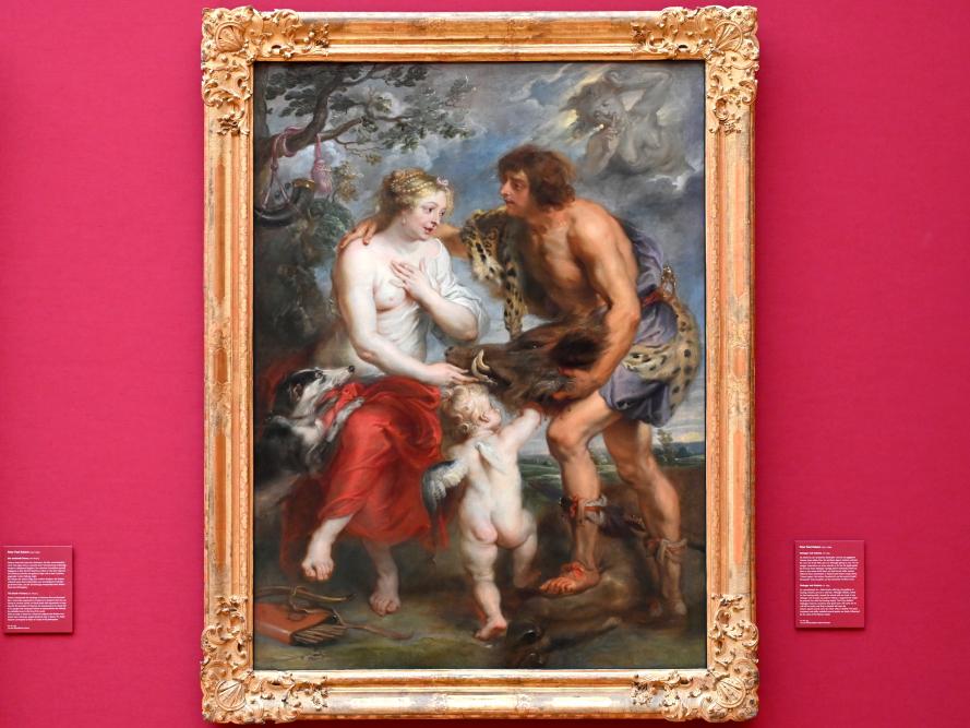 Peter Paul Rubens (1598–1650), Meleager und Atalante, München, Alte Pinakothek, Obergeschoss Saal VII, um 1635, Bild 1/2