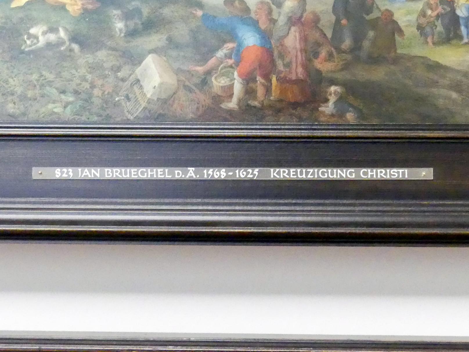 Jan Brueghel der Ältere (Samtbrueghel, Blumenbrueghel) (1593–1621), Kalvarienberg, München, Alte Pinakothek, Erdgeschoss Kabinett 1-3, 1598, Bild 2/2