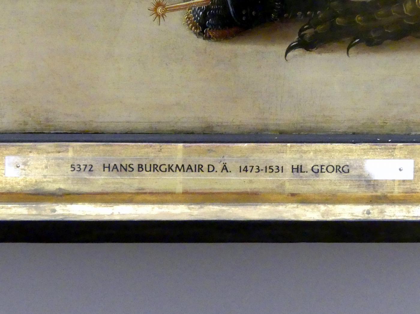 Hans Burgkmair der Ältere (1490–1529), Außenseiten der Flügel des Kreuzigungsaltars, München, Alte Pinakothek, Erdgeschoss Saal I, 1519, Bild 4/4