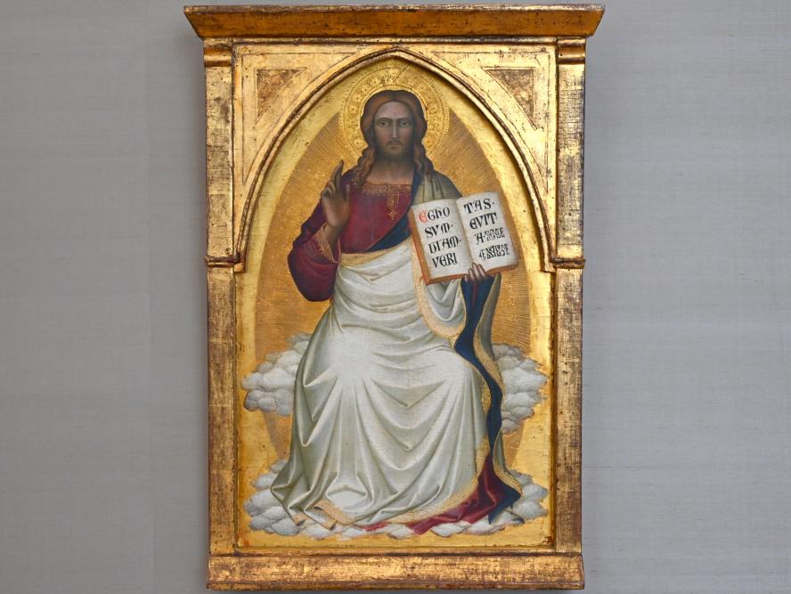 Niccolò di Pietro Gerini (1383–1385), Thronender Christus, München, Alte Pinakothek, Obergeschoss Kabinett 1, um 1383–1387, Bild 1/2
