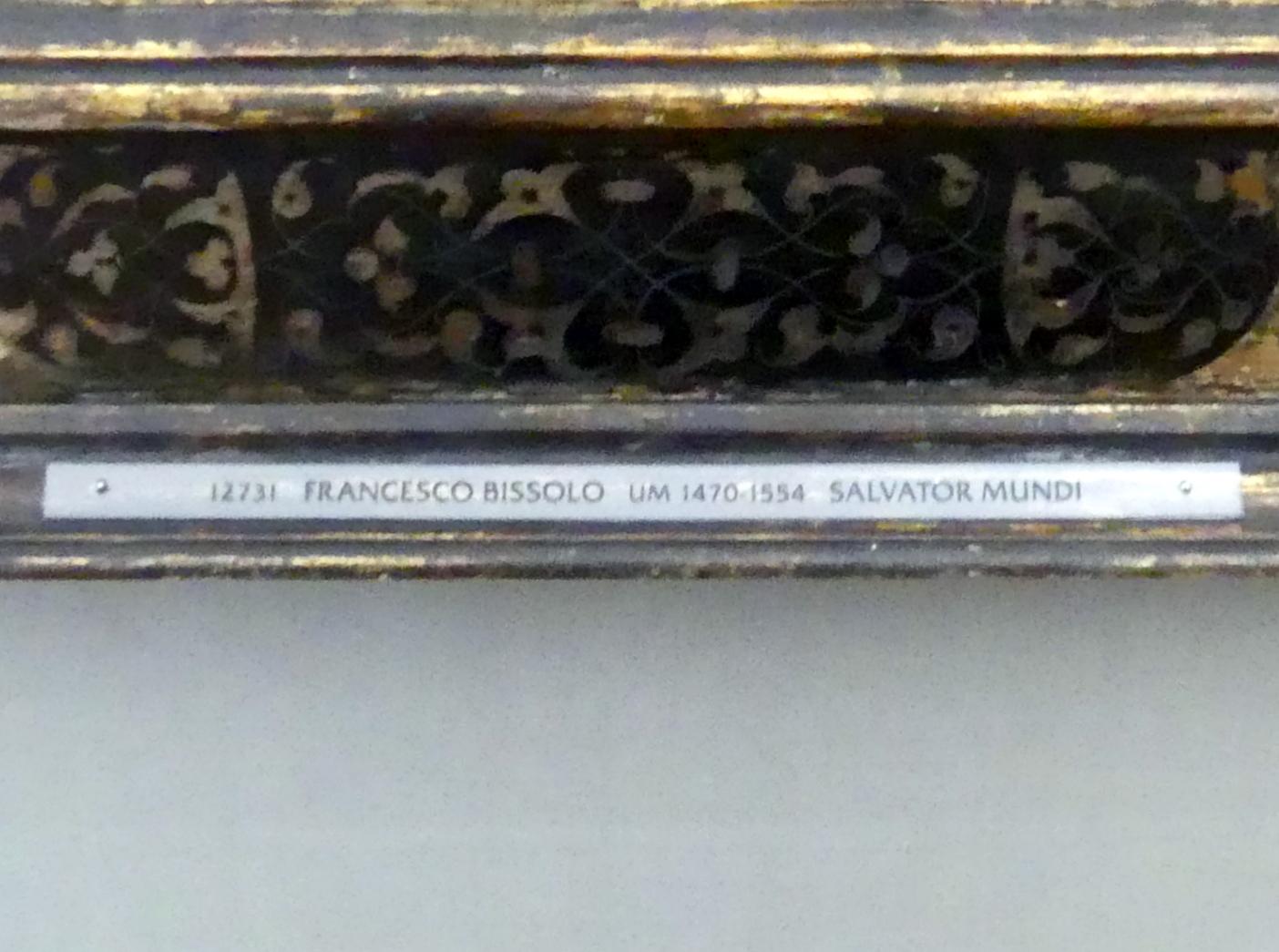 Francesco Bissolo (1510–1527), Salvator Mundi, München, Alte Pinakothek, Obergeschoss Kabinett 4, um 1510, Bild 2/2