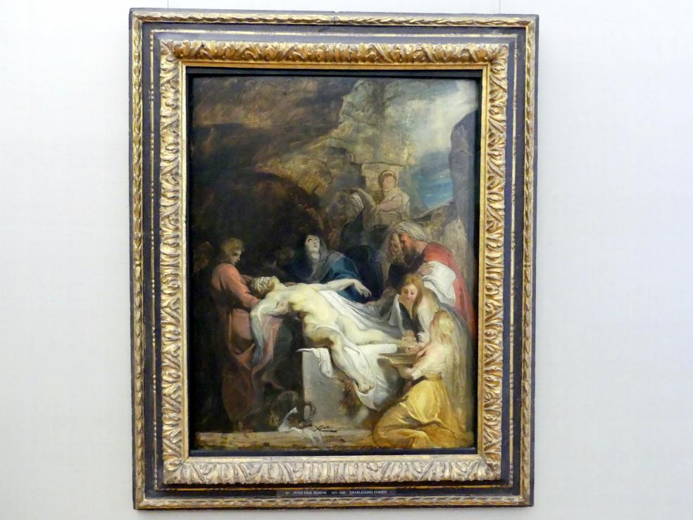 Peter Paul Rubens (1598–1650), Grablegung Christi, München, Alte Pinakothek, Obergeschoss Kabinett 8,9, um 1616, Bild 1/2