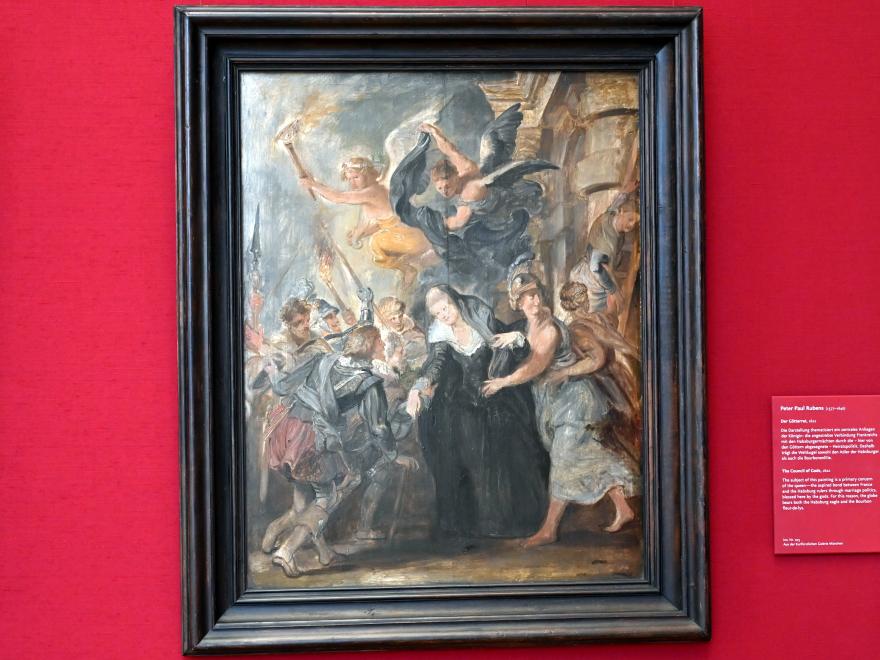 Peter Paul Rubens (1598–1640), Die Flucht von Blois (Skizze zum Medici-Zyklus), München, Alte Pinakothek, Obergeschoss Kabinett 12, 1622