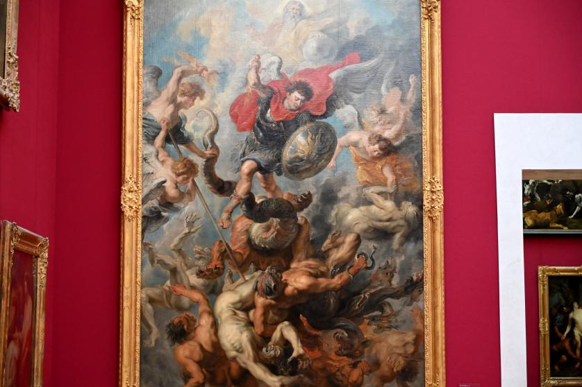 Peter Paul Rubens (1598–1650), Der Engelsturz, Neuburg an der Donau, Pfarrkirche St. Peter, jetzt München, Alte Pinakothek, Obergeschoss Saal VII, 1621–1622, Bild 3/5