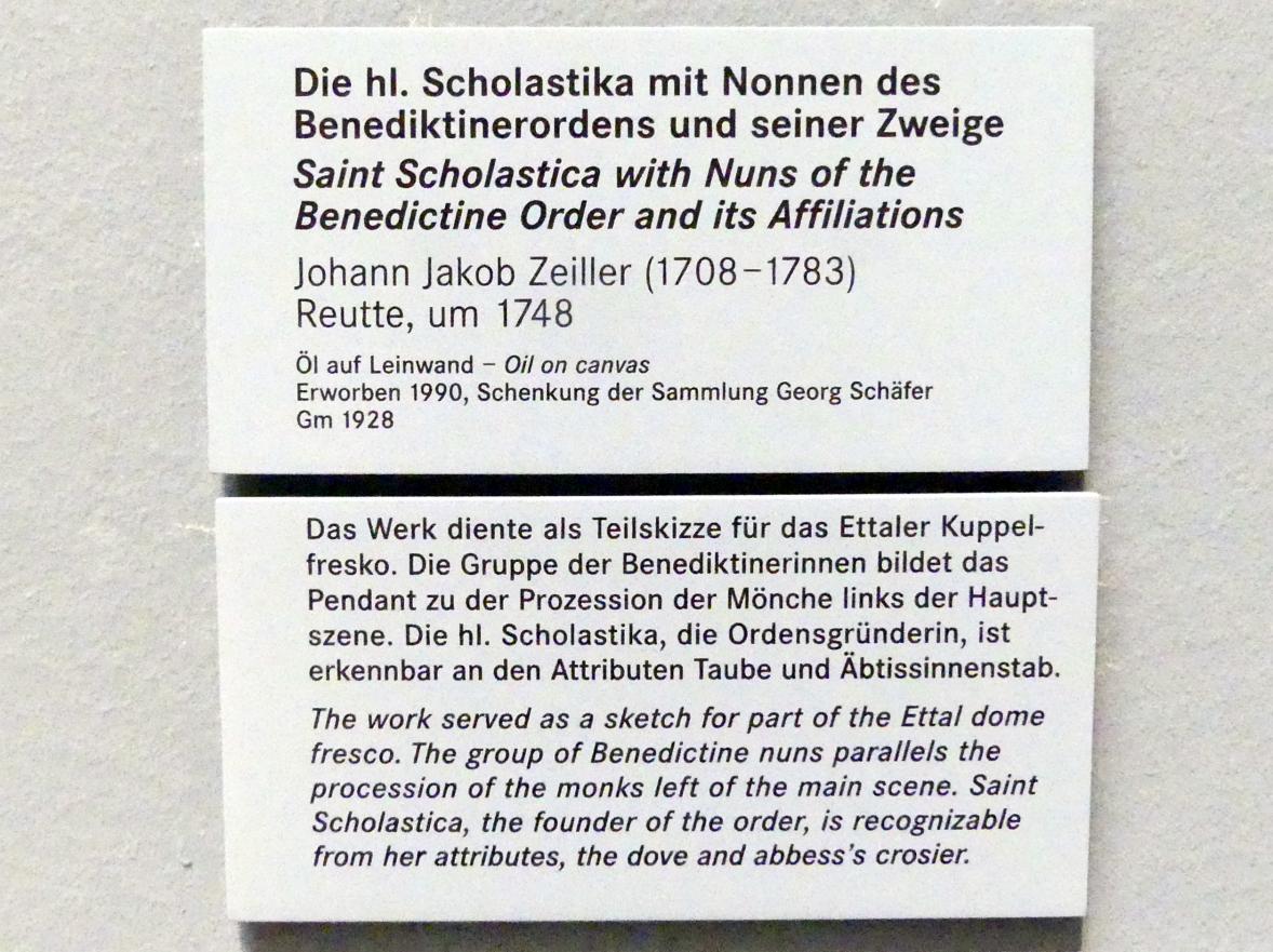 Inschriftenkartusche vom Epitapf des Kanonikers Heinrich Franz Reich (gest. 1682), Nürnberg, Germanisches Nationalmuseum, Saal 128, 1682, Bild 2/2
