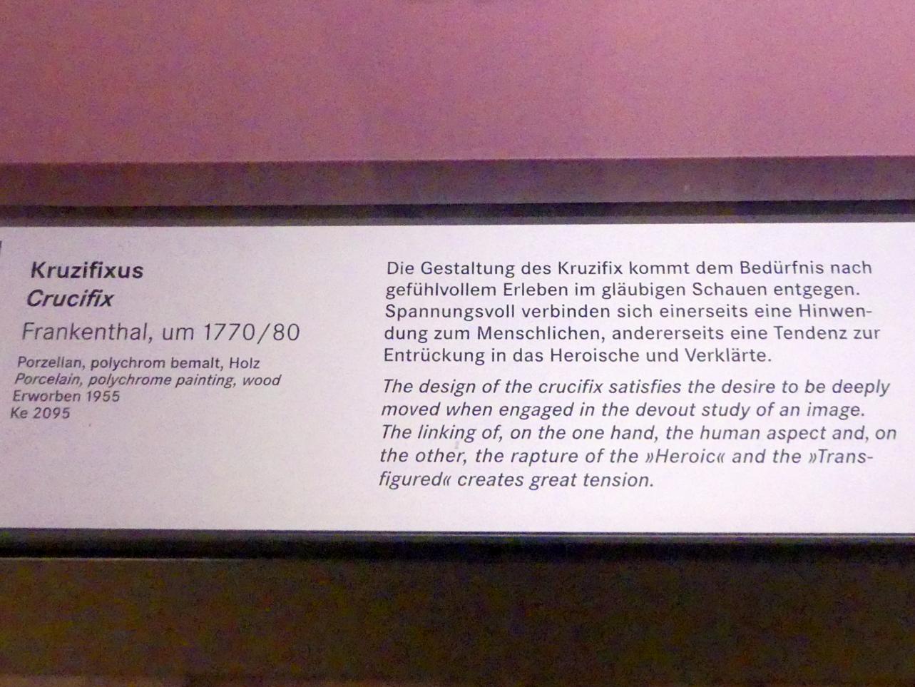 Kruzifixus, Nürnberg, Germanisches Nationalmuseum, Saal 132, um 1770–1780, Bild 2/2