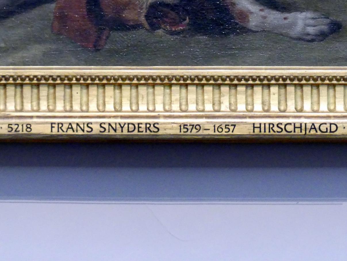 Frans Snyders (1610–1650), Hirschjagd, Neuburg an der Donau, Staatsgalerie Neuburg, Undatiert, Bild 2/2