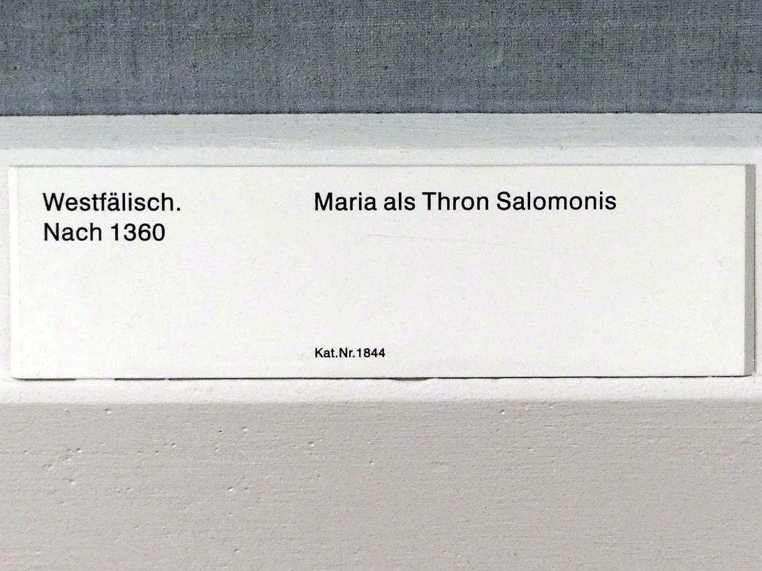 Maria als Thron Salomonis, Berlin, Gemäldegalerie ("Berliner Wunder"), Saal I, Undatiert, Bild 2/2