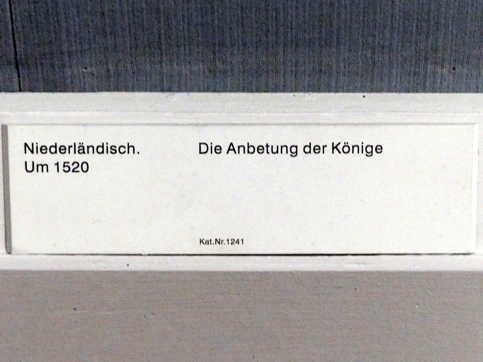 Die Anbetung der Könige, Berlin, Gemäldegalerie ("Berliner Wunder"), Saal V, um 1520, Bild 2/2