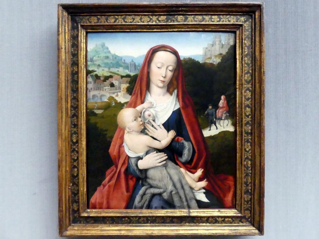 Gerard David (1475–1519), Maria mit dem Kind, Berlin, Gemäldegalerie ("Berliner Wunder"), Saal V, um 1490