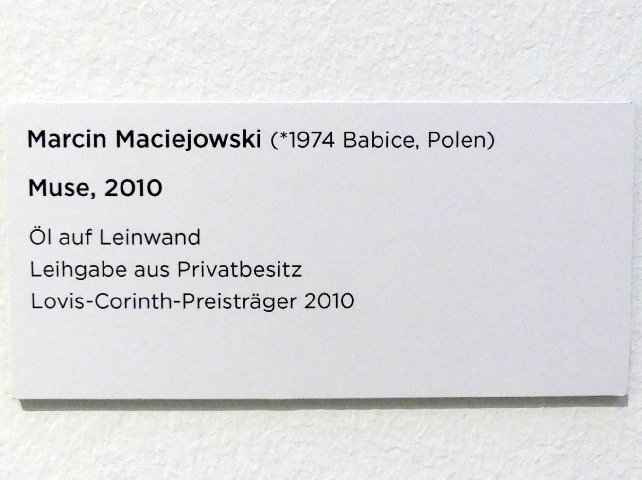 Marcin Maciejowski (2010), Muse, Regensburg, Ostdeutsche Galerie, Rotunde, 2010, Bild 2/2